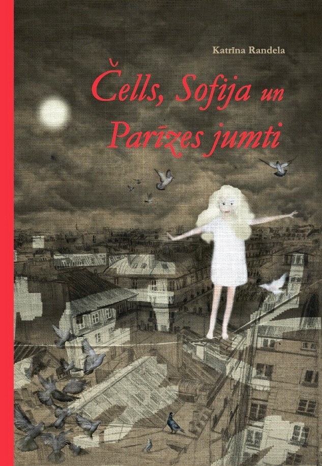 Ilustrācija grāmatai Čells, Sofija un Parīzes jumti