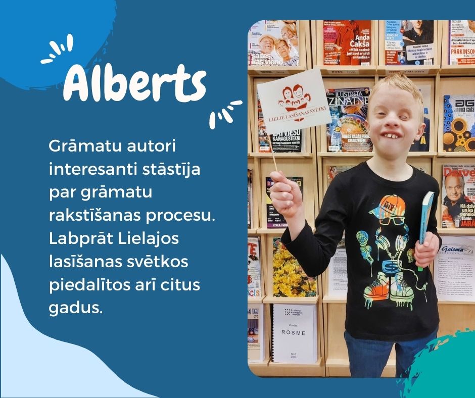 Alberts ar grāmatu