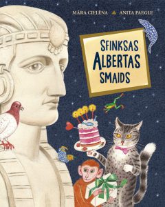 Vāks grāmatai "Sfinksas Albertas smaids"