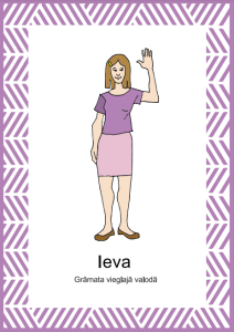 Vāks grāmatai "Ieva"