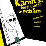 Vāks grāmatai "Kamils, kurš skatās ar rokām"