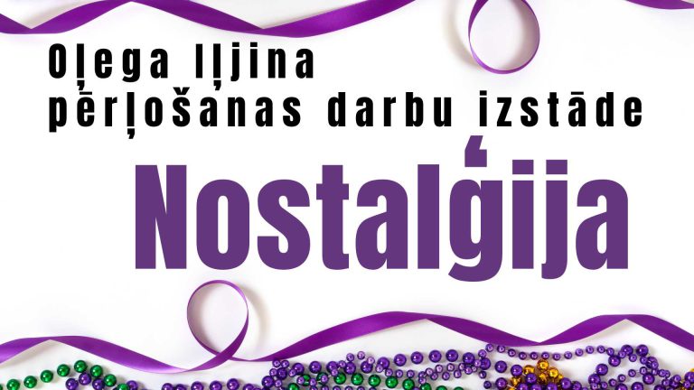 Oļega Iļjina pērļošanas darbu izstāde "Nostalģija" titulbilde