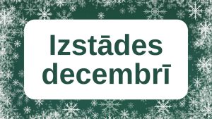 Izstādes decembrī titulbilde