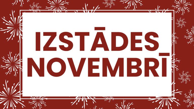 Izstādes novembrī 2024 titubilde