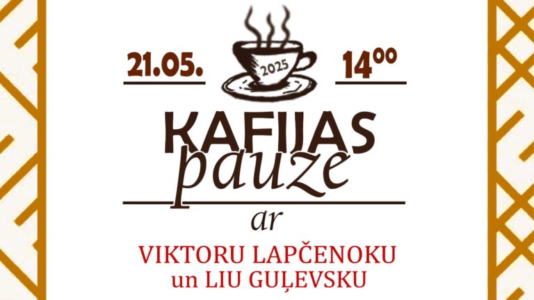 KAFIJAS PAUZE ar Viktoru Lapčenoku un Liu Guļevsku titulbilde