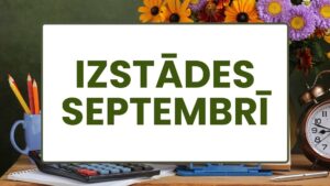 Izstādes septembrī titulbilde