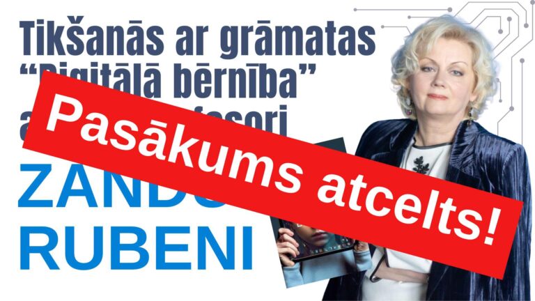 Pasākums atcelts. Titulbilde
