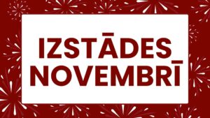 Izstādes novembrī titulbilde