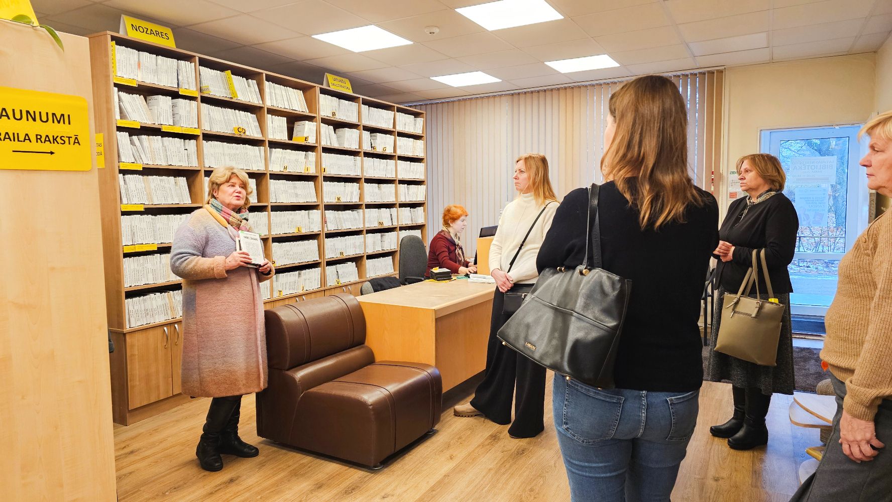 Iepazīšanās ar Lasītāju apkalpošanas nodaļu