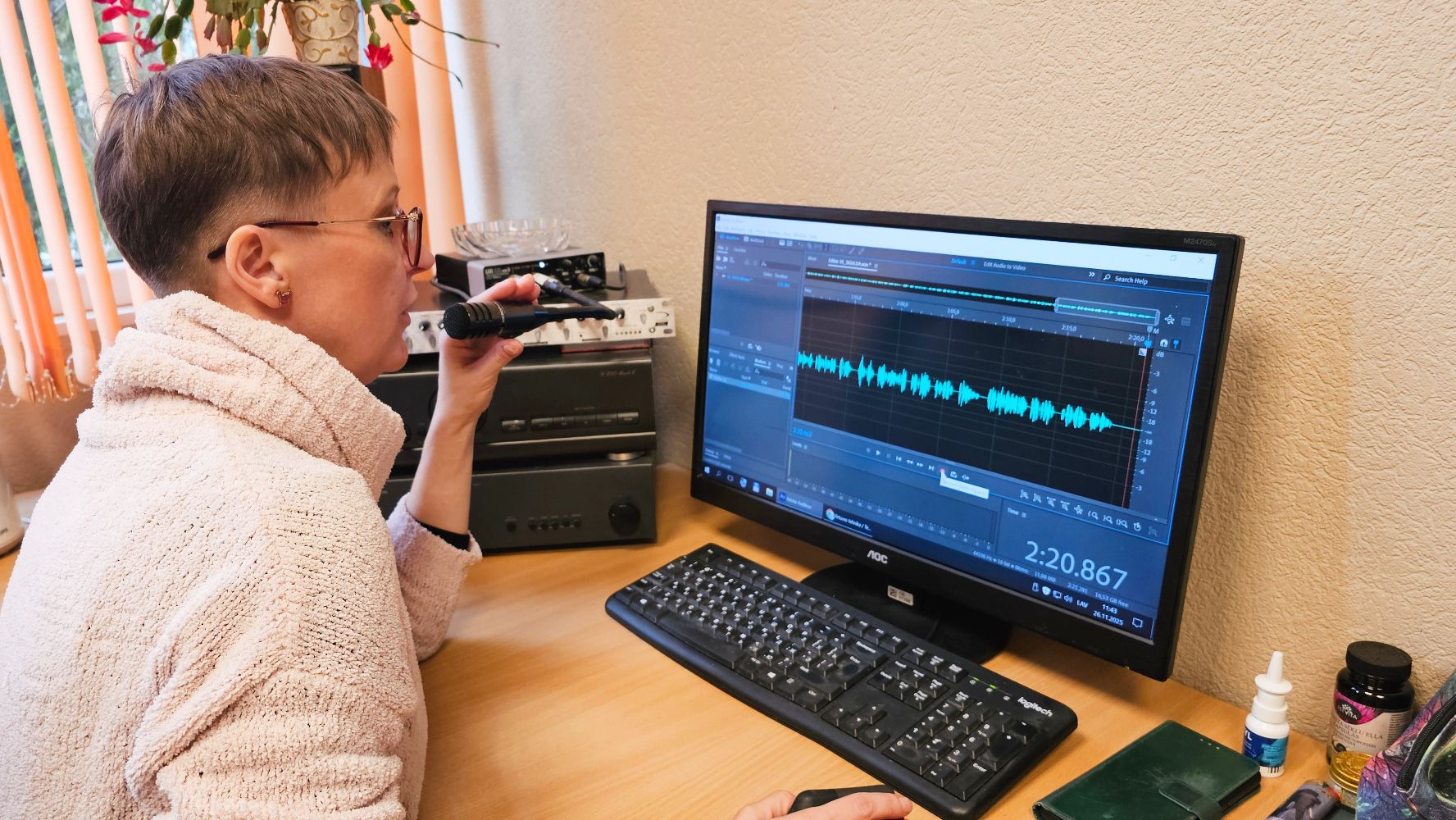 Skaņu ierakstu studijā