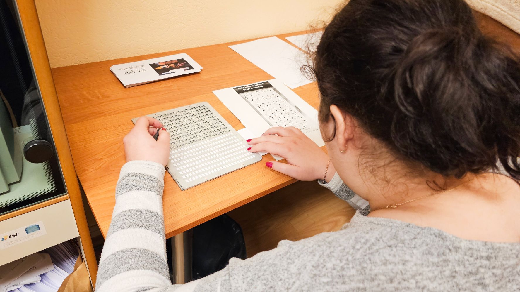 Uzdevums - uzraksti savu vārdu Braila rakstā