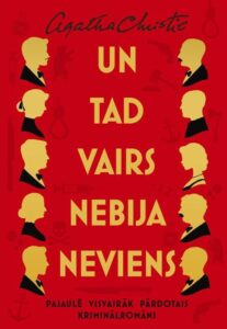 Vāks grāmatai "Un tad vairs nebija neviens"