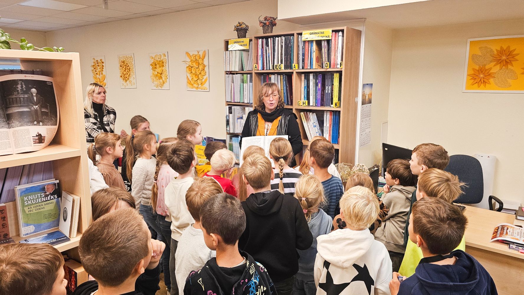 Iepazīšanās ar bibliotēkas krājumu